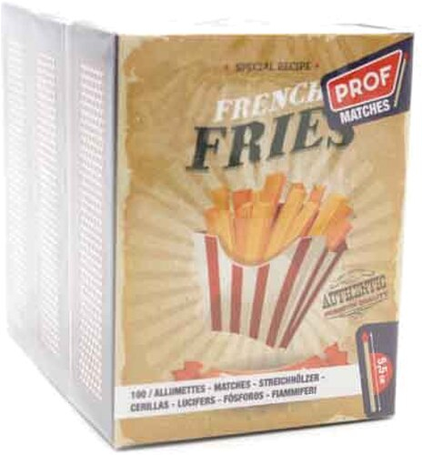 Prof Zündhölzer 3er Pack French Fries