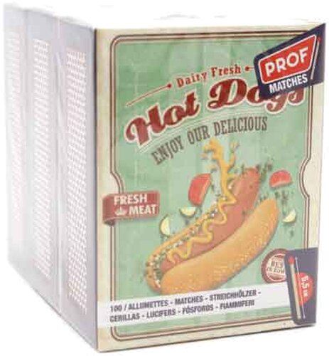 Prof Zündhölzer 3er Pack Hot Dogs Prof Zündhölzer 3er Pack Hot Dogs