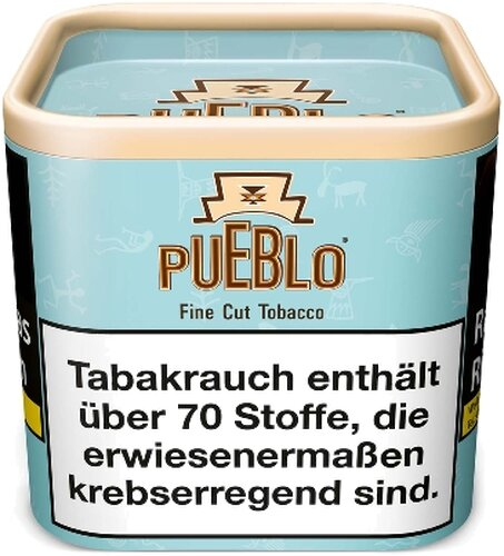 Pueblo Tabak ohne Zusatzstoffe Blue 100g Dose Feinschnitt Pueblo Tabak ohne Zusatzstoffe Blue 100g Dose Feinschnitt
