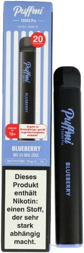 Puffmi TX600 Pro Blueberry Einweg E-Shisha 20mg Puffmi TX600 Pro Blueberry Einweg E-Shisha 20mg