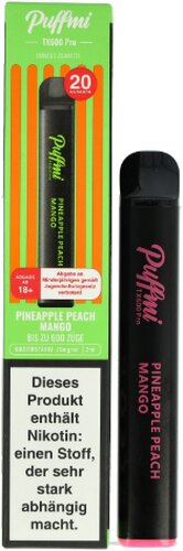 Puffmi TX600 Pro Pinapple Peach Mango Einweg E-Shisha 20mg Puffmi TX600 Pro Pinapple Peach Mango Einweg E-Shisha 20mg
