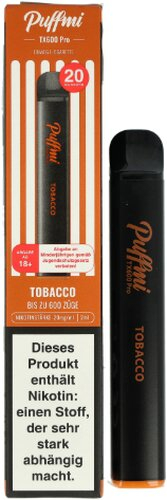 Puffmi TX600 Pro Tabacco Einweg E-Shisha 20mg