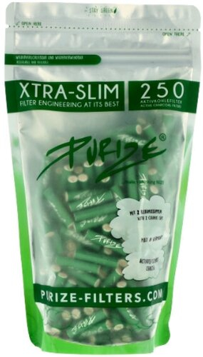 Purize Aktivkohlefilter 5,9mm Grün 250Stk.