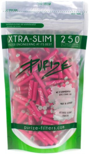 Purize Aktivkohlefilter 5,9mm Rosa 250Stk. Purize Aktivkohlefilter 5,9mm Rosa 250Stk.