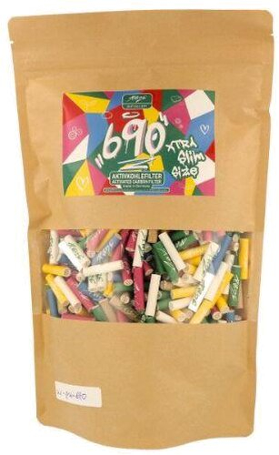 Purize Aktivkohlefilter 6mm Xtra Slim Size 690 Stück Bunt Purize Aktivkohlefilter 6mm Xtra Slim Size 690 Stück Bunt