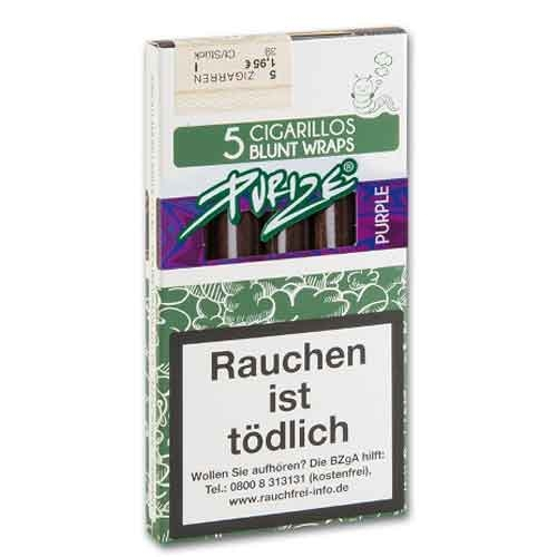 Purize Zigarillos Blunt Wraps Purple 5Stk. Purize Zigarillos Blunt Wraps Purple 5Stk.