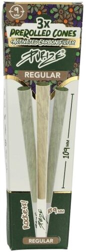 Purize Prerolled Cones Xtra Slim mit Aktivkohlefilter 6mm 3er Pack