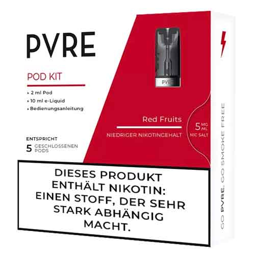 PVRE Pod Liquid mit Red Fruits 5mg