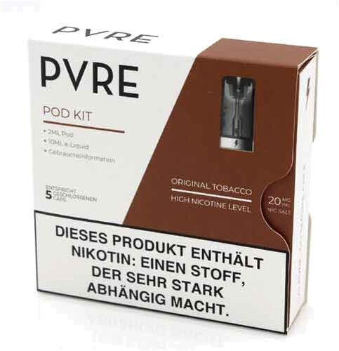 PVRE Pod Liquid mit Original Tobacco 20mg