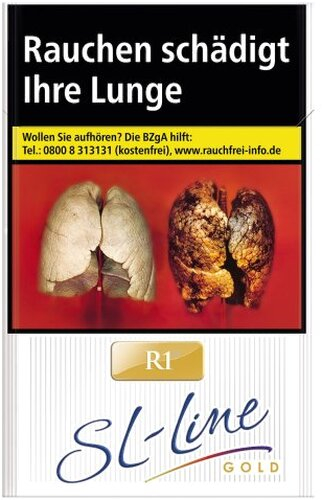 R1 Slim Line Gold Zigaretten 20er R1 Slim Line Gold Zigaretten 20er