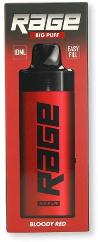 RAGE Big Puff E-Zigaretten Set Bloody Red RAGE Big Puff E-Zigaretten Set Bloody Red