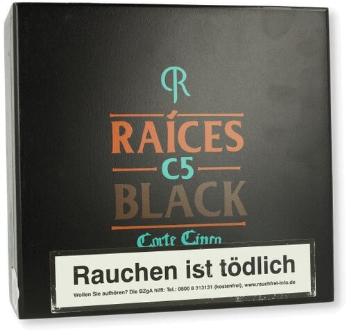 Raices C5 Black Gordo Zigarren 21 Stk. Raices C5 Black Gordo Zigarren 21 Stk.