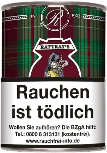 Rattray´s Pfeifentabak Bagpiper´s Dream 100g Dose Rattray´s Pfeifentabak Bagpiper´s Dream 100g Dose