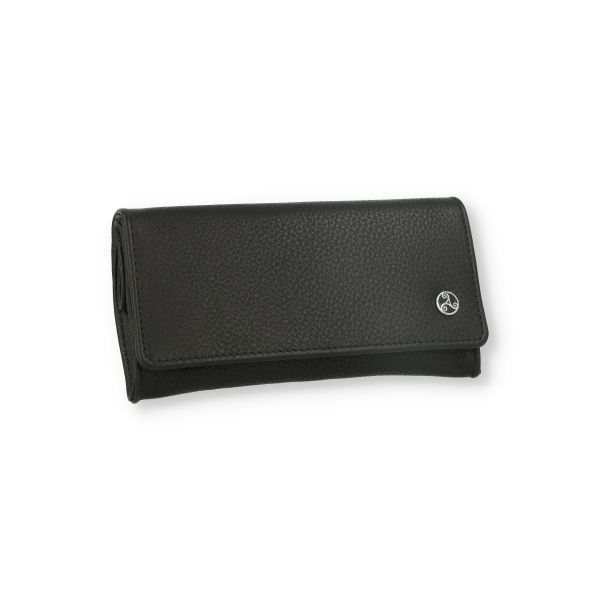 Rattrays Black Knight Tobacco Pouch 3 Large Stand up Schwarz