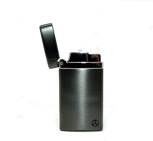 Rattrays Feuerzeug Gunmetal Satin, elektronisch