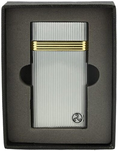 Rattrays Feuerzeug Regent Chrome - Gold