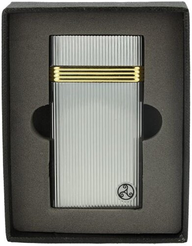Rattrays Feuerzeug Regent Chrome - Gold
