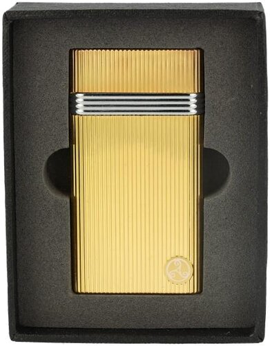Rattrays Feuerzeug Regent Gold - Chrome