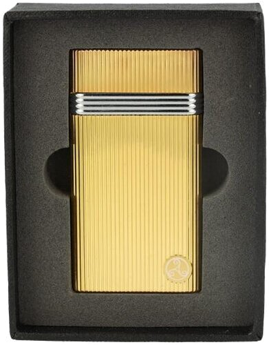 Rattrays Feuerzeug Regent Gold - Chrome