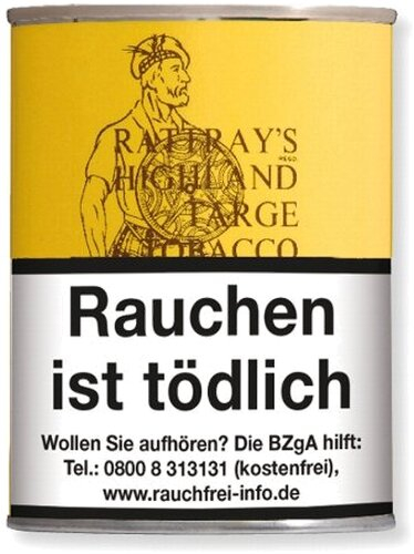 Rattrays Highland Targe Pfeifentabak 100g Dose