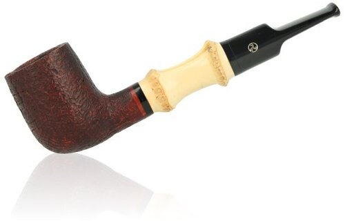Rattrays Pfeife Bamboo Billard Sandblast Red 9mm Rattrays Pfeife Bamboo Billard Sandblast Red 9mm