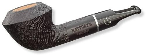 Rattrays Pfeife Outlaw Sandblast 140 Schwarz