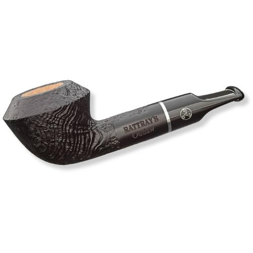 Rattrays Pfeife Outlaw Sandblast 140 Schwarz
