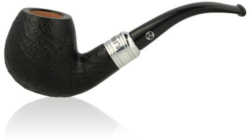 Rattrays Pfeife The Bagpiper Sandblast Black Rattrays Pfeife The Bagpiper Sandblast Black