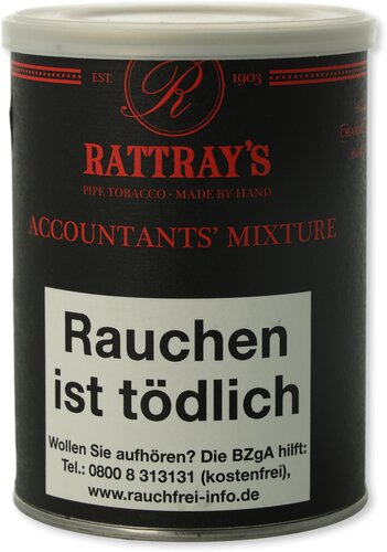 Rattrays Pfeifentabak Accountants Mixture 100g Dose