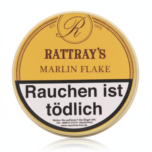 Rattray´s Pfeifentabak Marlin Flake 100g Dose