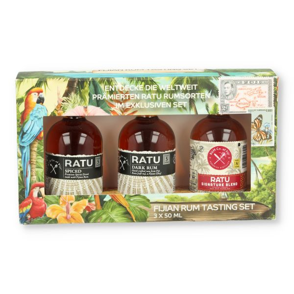 RATU Rum Tasting Set 3 x 50ml