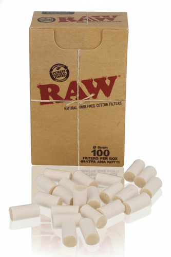 RAW Cotton Regular Filter 8mm 100 Stk.