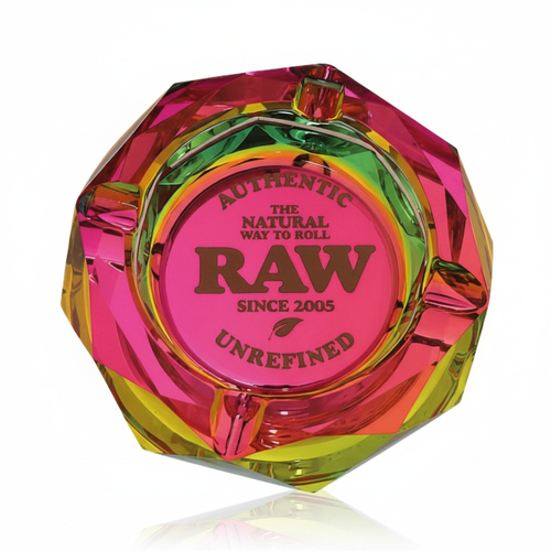 RAW Rainbow Glas Aschenbecher