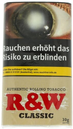RAW Tabak ohne Zusatzstoffe Classic Virginia Style 30g Päckchen Feinschnitt RAW Tabak ohne Zusatzstoffe Classic Virginia Style 30g Päckchen Feinschnitt