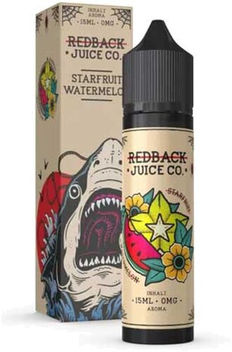 Redback Juice Starfruit Watermelon Longfill-Aroma 15ml 0mg Redback Juice Starfruit Watermelon Longfill-Aroma 15ml 0mg