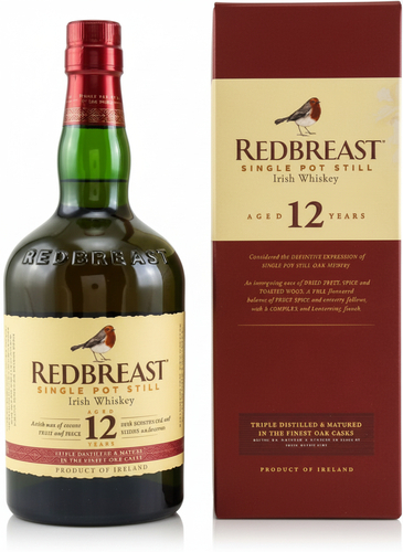 Redbreast 12 Jahre Single Pot Still Irish Whiskey (40 % Vol. | 0,7L)