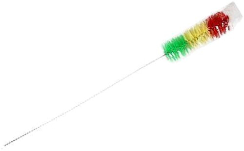 Reinigungsbürste für Wasserpfeifen und Bongs Rot/Gelb/Grün 55cm Lang