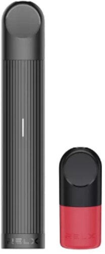 RELX E-Zigarette Essential Kit Black 1+1 Pod Fresh Red 18mg  RELX E-Zigarette Essential Kit Black 1+1 Pod Fresh Red 18mg