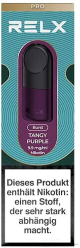 RELX Pod Pro Tangy Purple 9,9mg 2Stk. RELX Pod Pro Tangy Purple 9,9mg 2Stk.