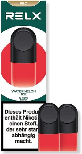 RELX Pod Pro Watermelon Ice (ehemals Fresh Red) 18mg 2Stk. RELX Pod Pro Watermelon Ice (ehemals Fresh Red) 18mg 2Stk.