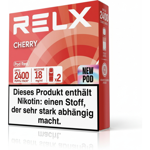 RELX Pod Real Cherry Prefilled Pod 2x2ml 18mg