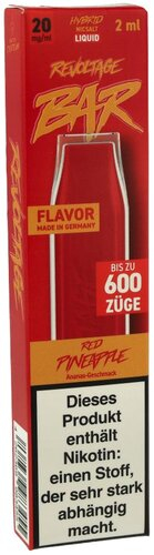Revoltage Bar 600 Einweg E-Zigarette Red Pineapple 20mg