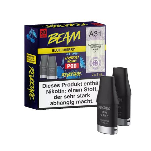 Revoltage Beam Pod Blue Cherry 20mg Revoltage Beam Pod Blue Cherry 20mg