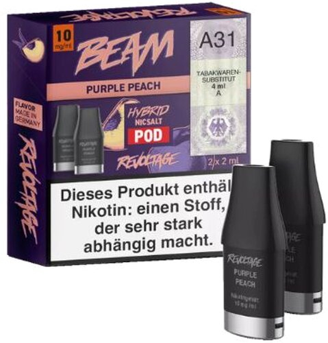 Revoltage Beam Pod  Purple Peach 10mg