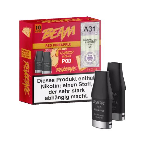 Revoltage Beam Pod Red Pineapple 10mg Revoltage Beam Pod Red Pineapple 10mg