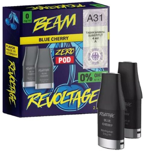 Revoltage Beam Zero Pod  Blue Cherry 0mg
