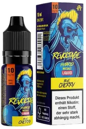 Revoltage Blue Cherry Liquid Hybrid Niktinsalz 10mg Revoltage Blue Cherry Liquid Hybrid Niktinsalz 10mg