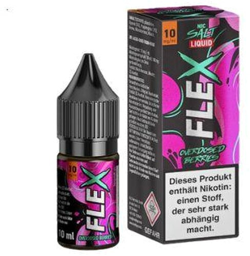 Revoltage Flex Nic Salt Liquid Overdosed Berries 10mg Revoltage Flex Nic Salt Liquid Overdosed Berries 10mg