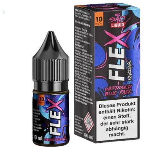 Revoltage Flex Nic Salt Liquid Overdosed Blue Razz 10mg Revoltage Flex Nic Salt Liquid Overdosed Blue Razz 10mg