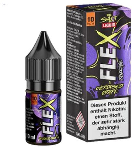 Revoltage Flex Nic Salt Liquid Overdosed Grape 10mg Revoltage Flex Nic Salt Liquid Overdosed Grape 10mg